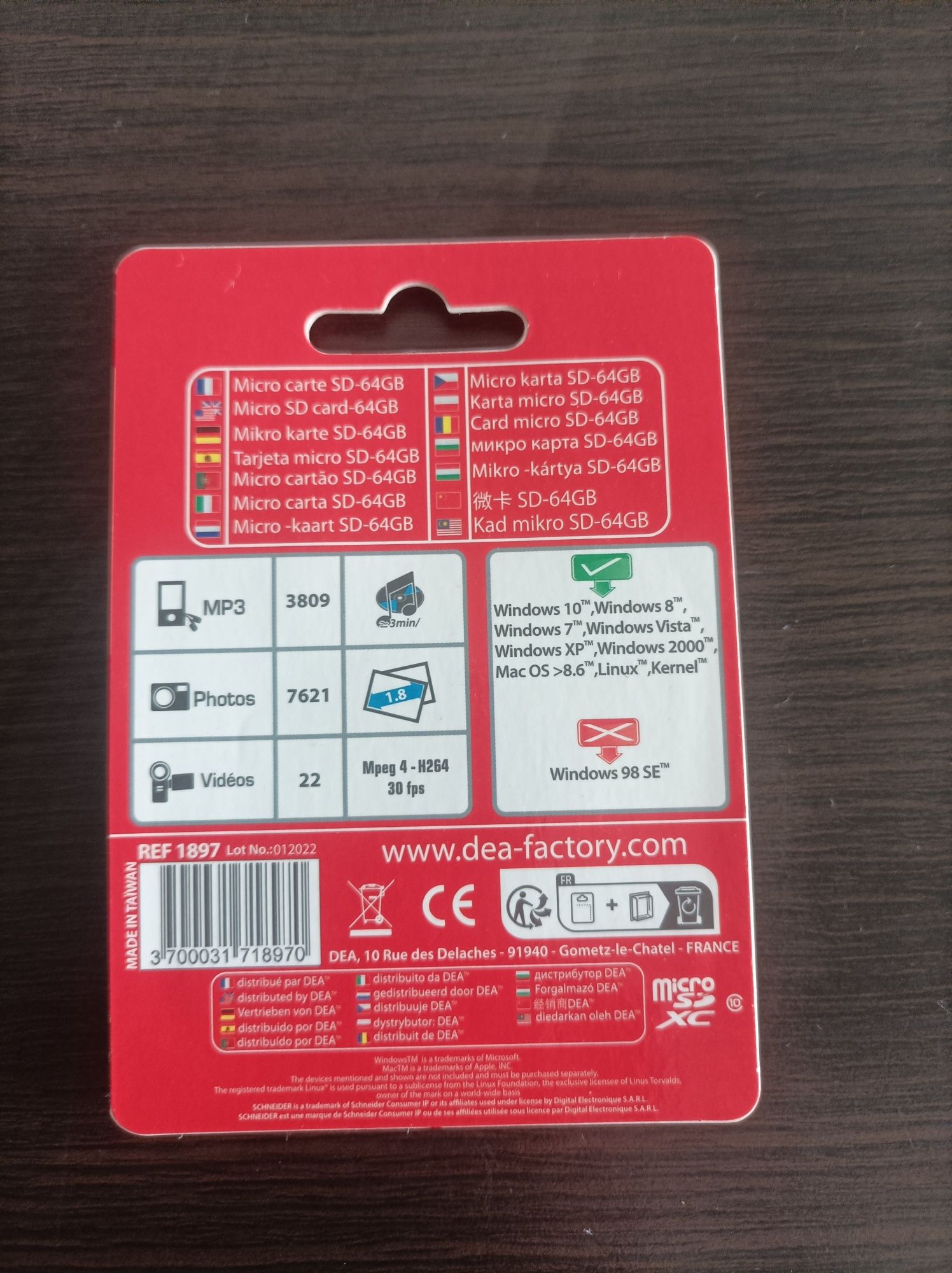 Karta microSD z adapterem 64 gb