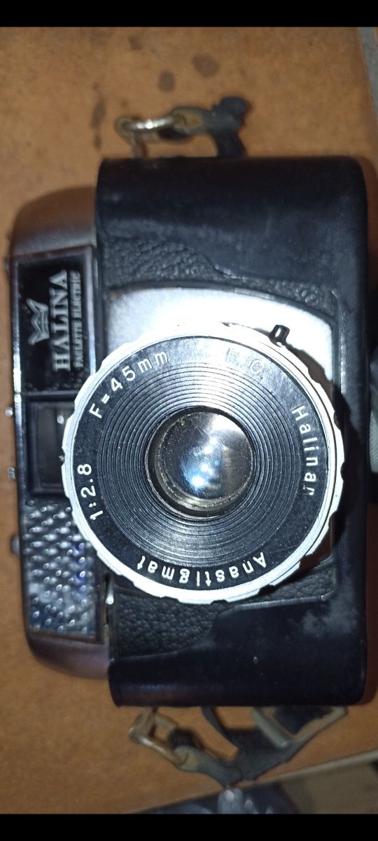 Zabytkowy vintage aparat fotograficzny Halina Paulette