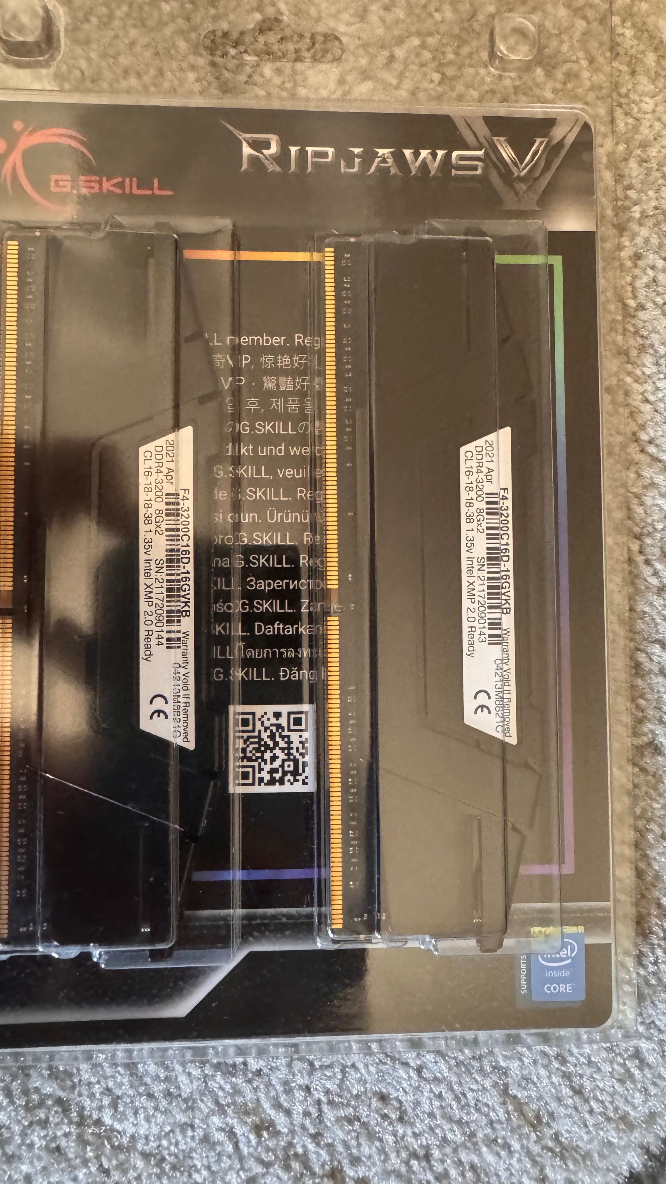 RAM G.Skill 32gb de 3000 mhz