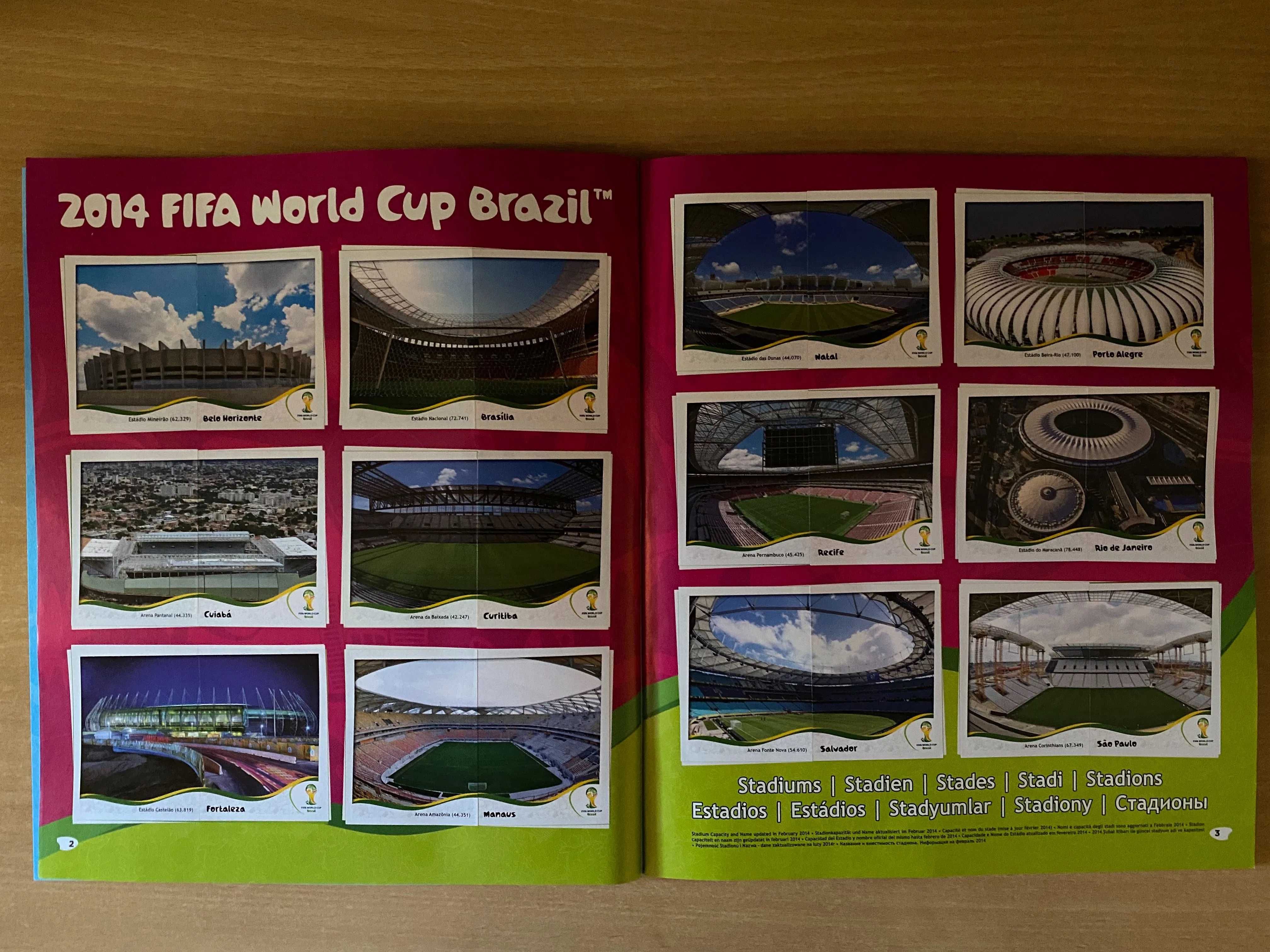 FIFA World Cup Brasil 2014 - album (cz.3) PANINI [naklejonych 639/639]
