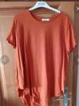 Damski t-shirt Reserved z bawełny organicznej w rozmiarze XL stan bdb