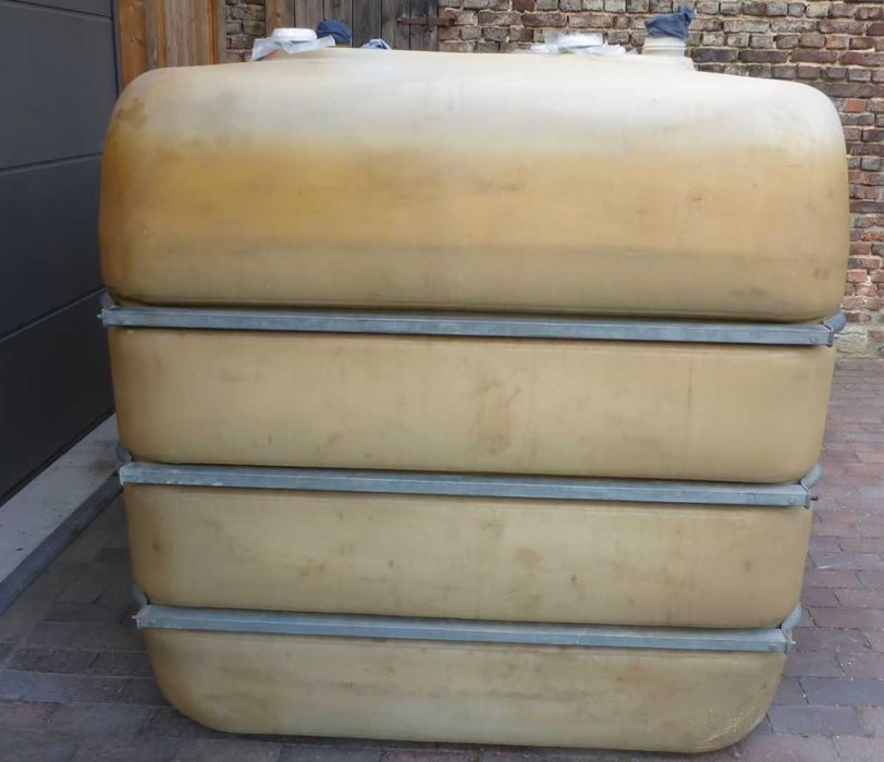 Zbiornik 1600 3 obejmy metalowe szambo ścieki fekalia paliwo olej inne