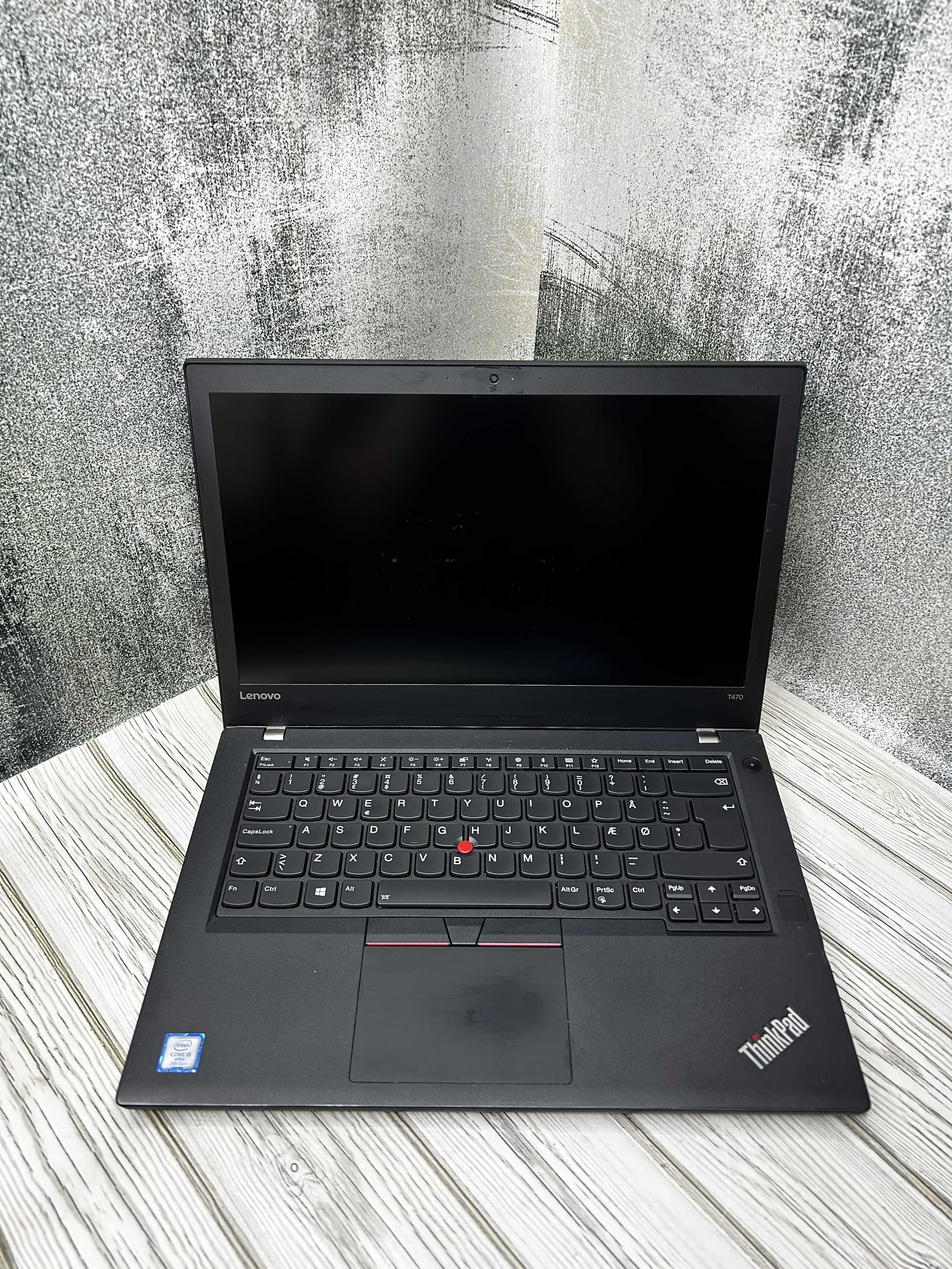 Ноутбук Lenovo ThinkPad T470 14.0" FHD\I5-7200U\8GB\SSD гарантія 9 міс