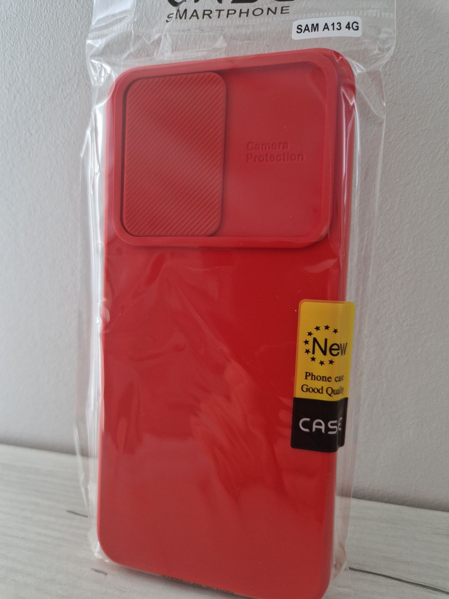 Camshield Soft do Samsung Galaxy A13 4G Czerwony