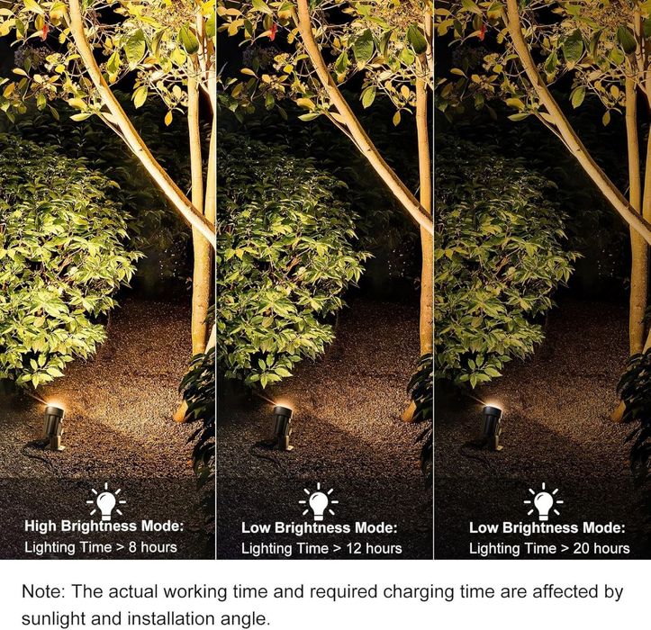 Сонячні ландшафтні ліхтарі 6 шт