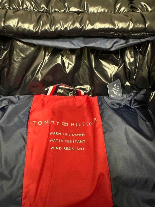 Чорний демісезонний Пуховик Tommy Hilfiger
