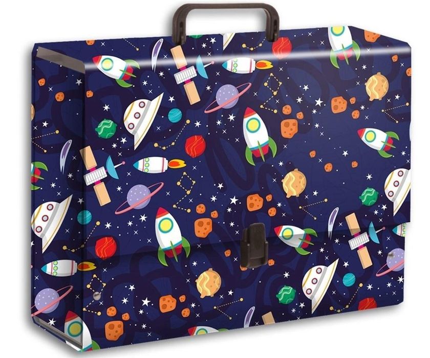 Teczka z rączką B4 Jumbo T0114 Kosmos 2 Penmate pudełko,280x351 mm