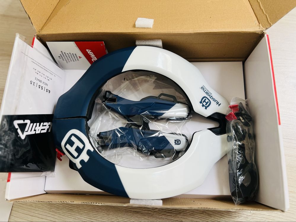 Leatt GPX 3.5 Husqvarna SM Neck Brace Stabilizator Karku Cross Enduro