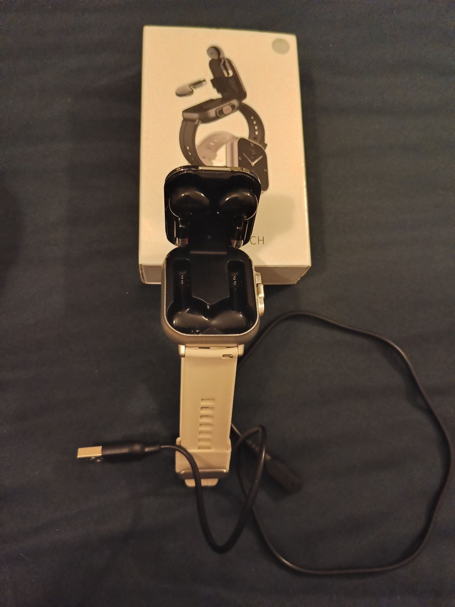 Smartwatch z słuchawkami (zestaw)