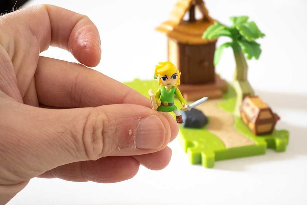 Figura e conjunto set Zelda Link Island Village Theme