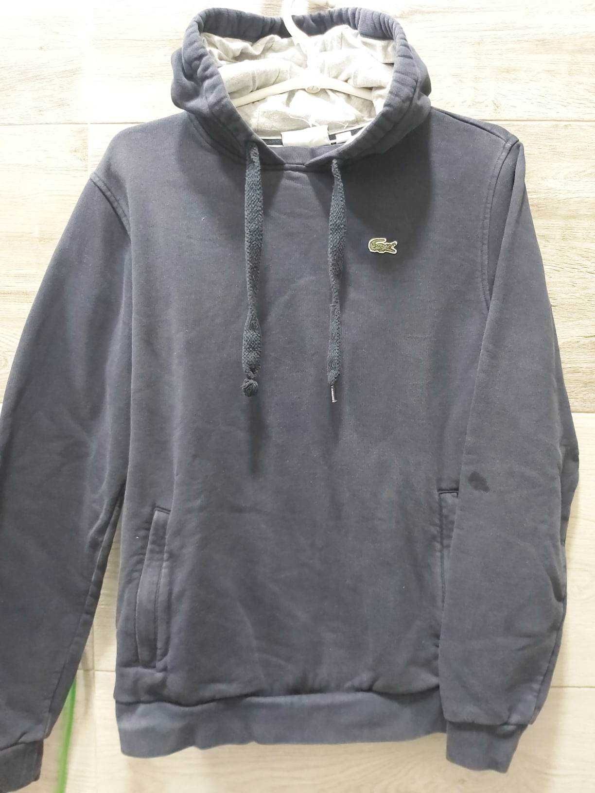 lacoste- sliczna bluza z kapturem  s