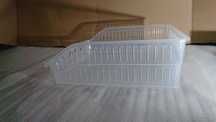 Pojemnik DO LODÓWKI 26x30 cm Organizer Spiżarni Sorter Przezroczysty