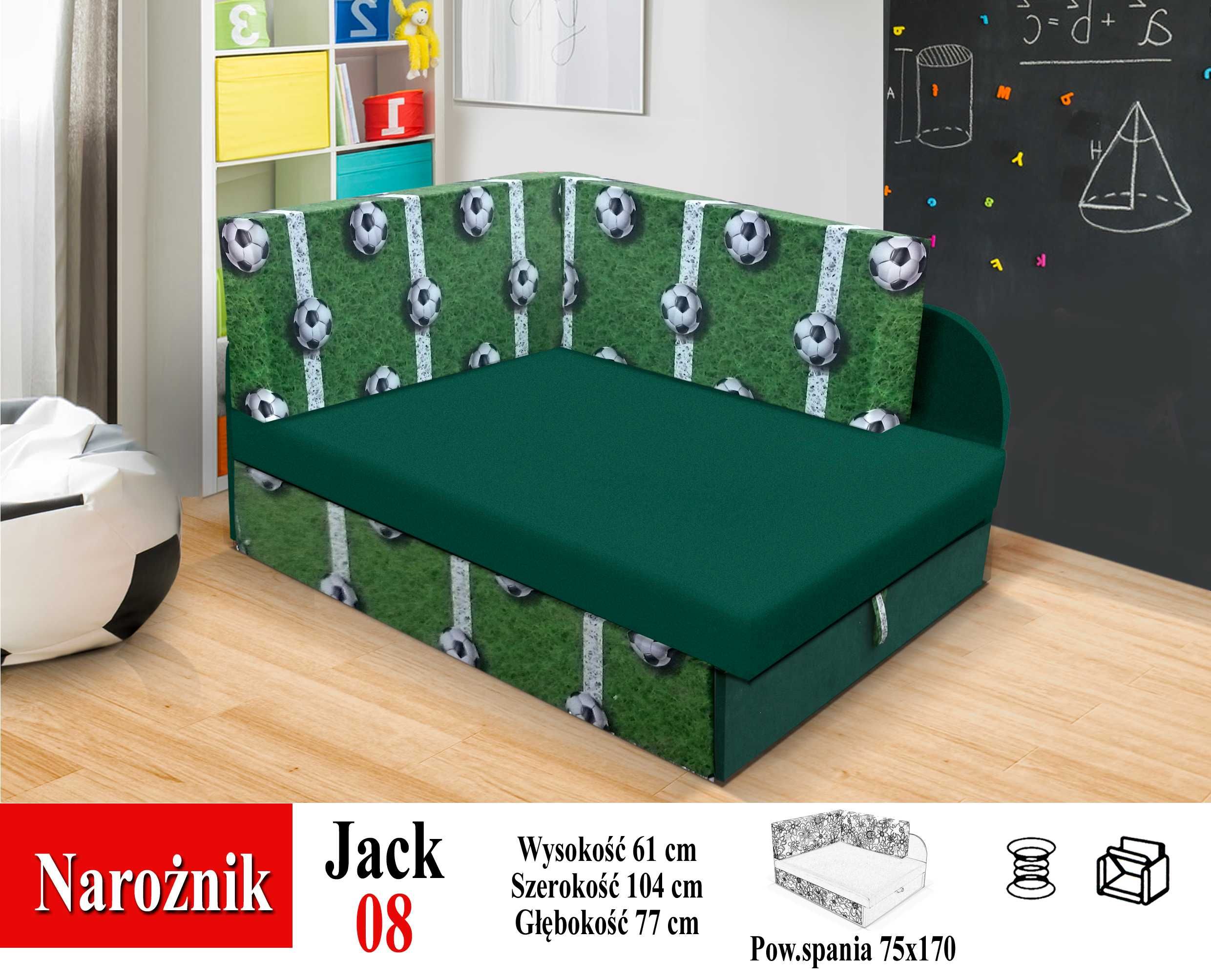 Narożnik DZIECIĘCY Kubuś Sofa Rozkładana Funkcja spania Dostawa