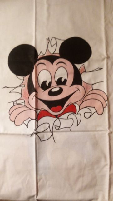 Materiał i wykrój Myszka Miki