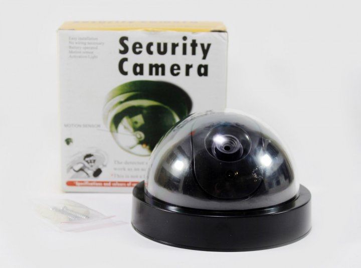 Муляж камеры видеонаблюдения купольная