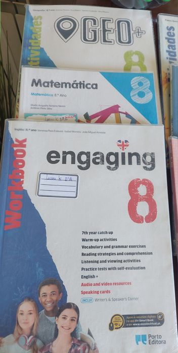 Cadernos de atividades 8ano