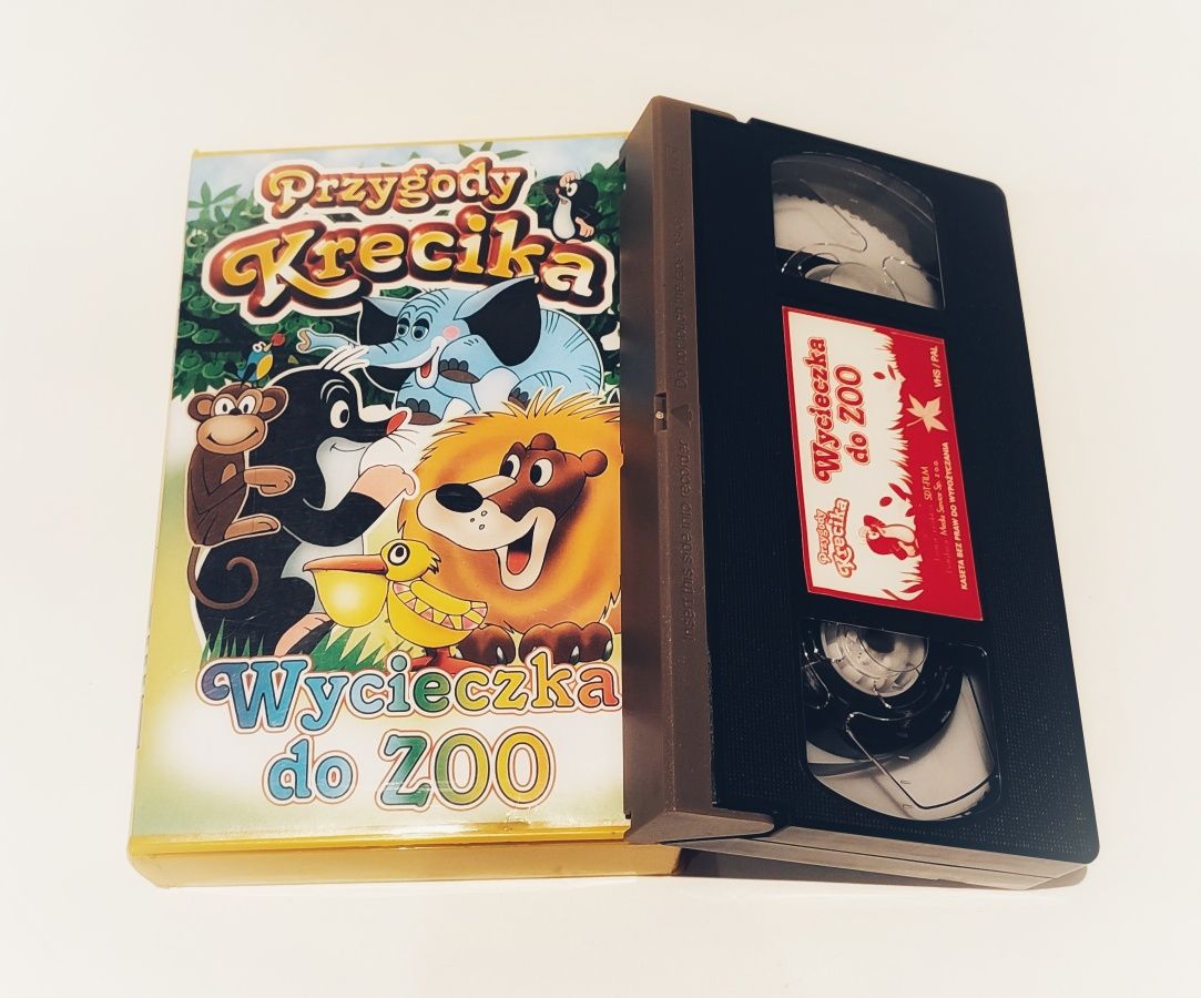 Kaseta VHS Przygody Krecika