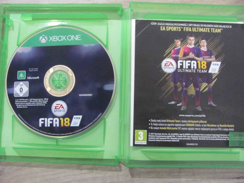 Gra FIFA 18 PL Xbox One 4K
