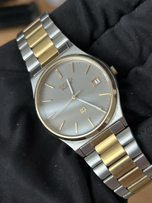 Vintage zegarek Seiko quartz SQ ref. 5Y22 JDM