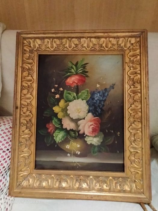 Розпродажа. Картина маслом на дереві. Італія