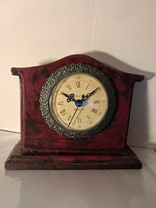 ZEGAR  drewniany kominkowy