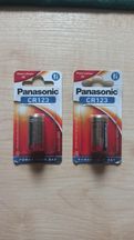Bateria CR123, fotograficzna. Panasonic. Komplet 2szt. Nowe, zapakowan