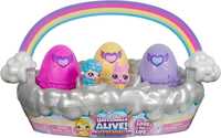 Хетчималс корзинка с фигурками в яйцах Hatchimals Alive Spring Basket