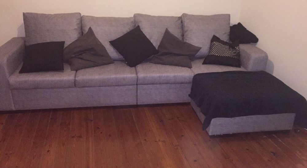 Sofá de 4 lugares com Chaiselong