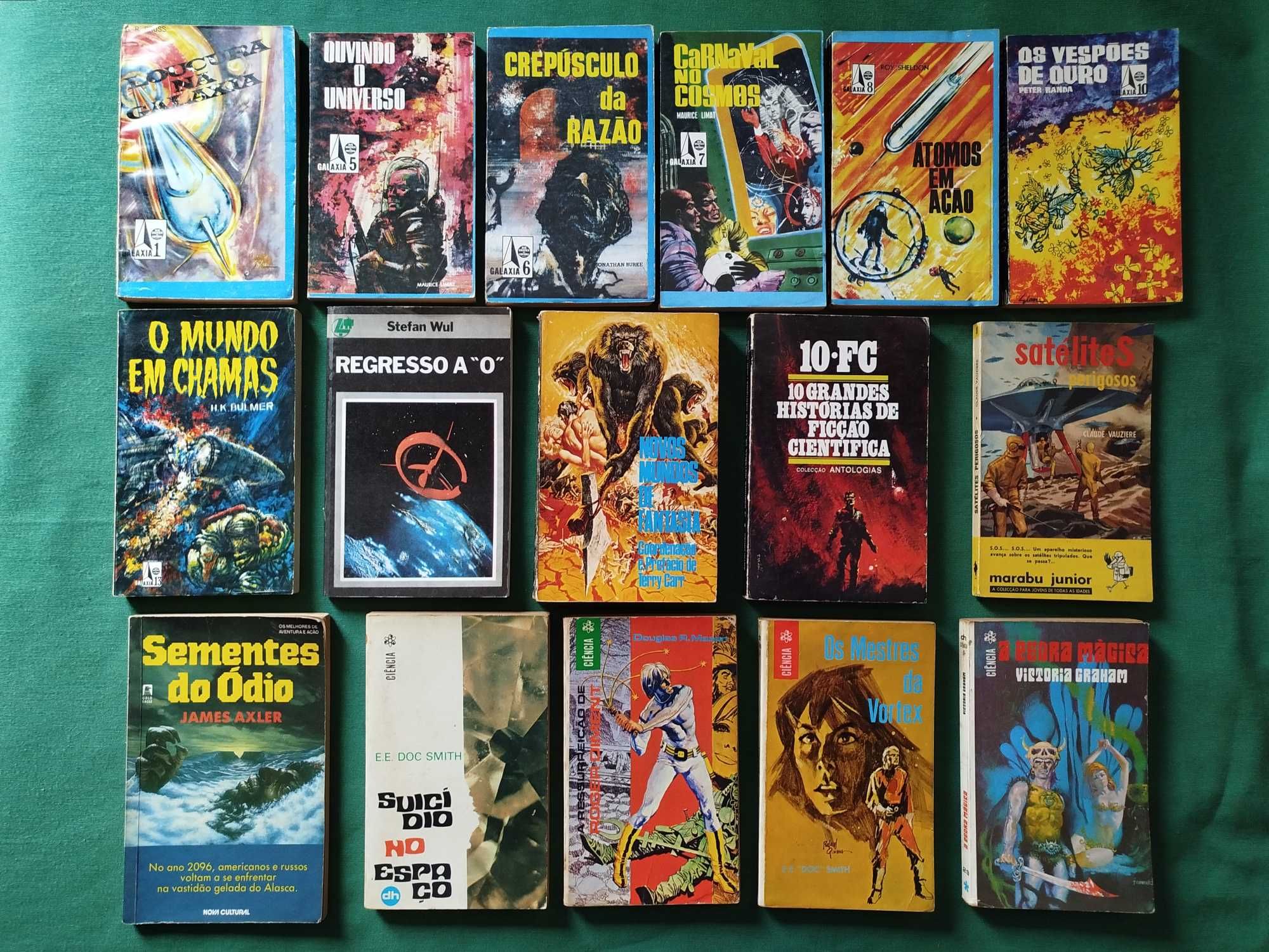 Livros de Ficção Cientifica - Vários Autores