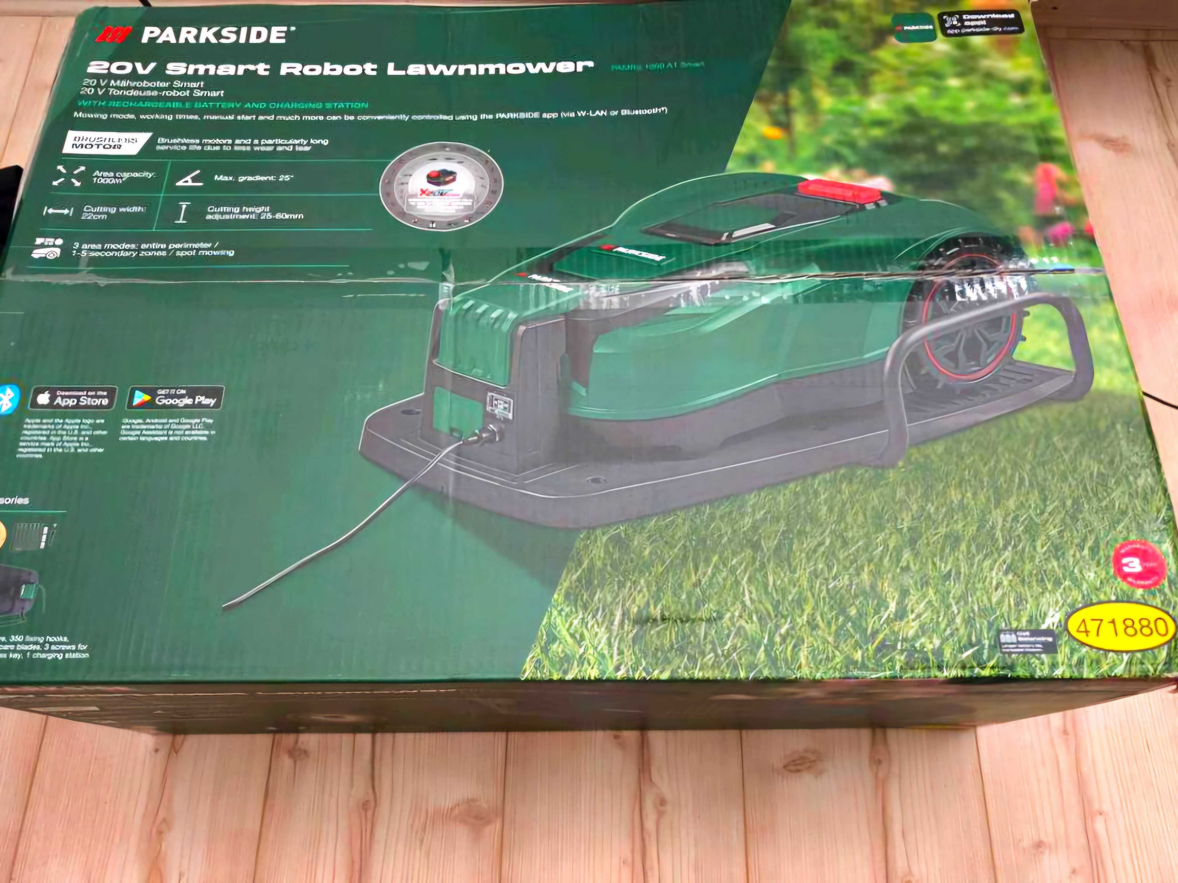 Nowy robot koszący ze stacją ładującą. Smart PAMRS 1000 A1