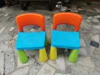 2 krzesełka dziecięce ikea