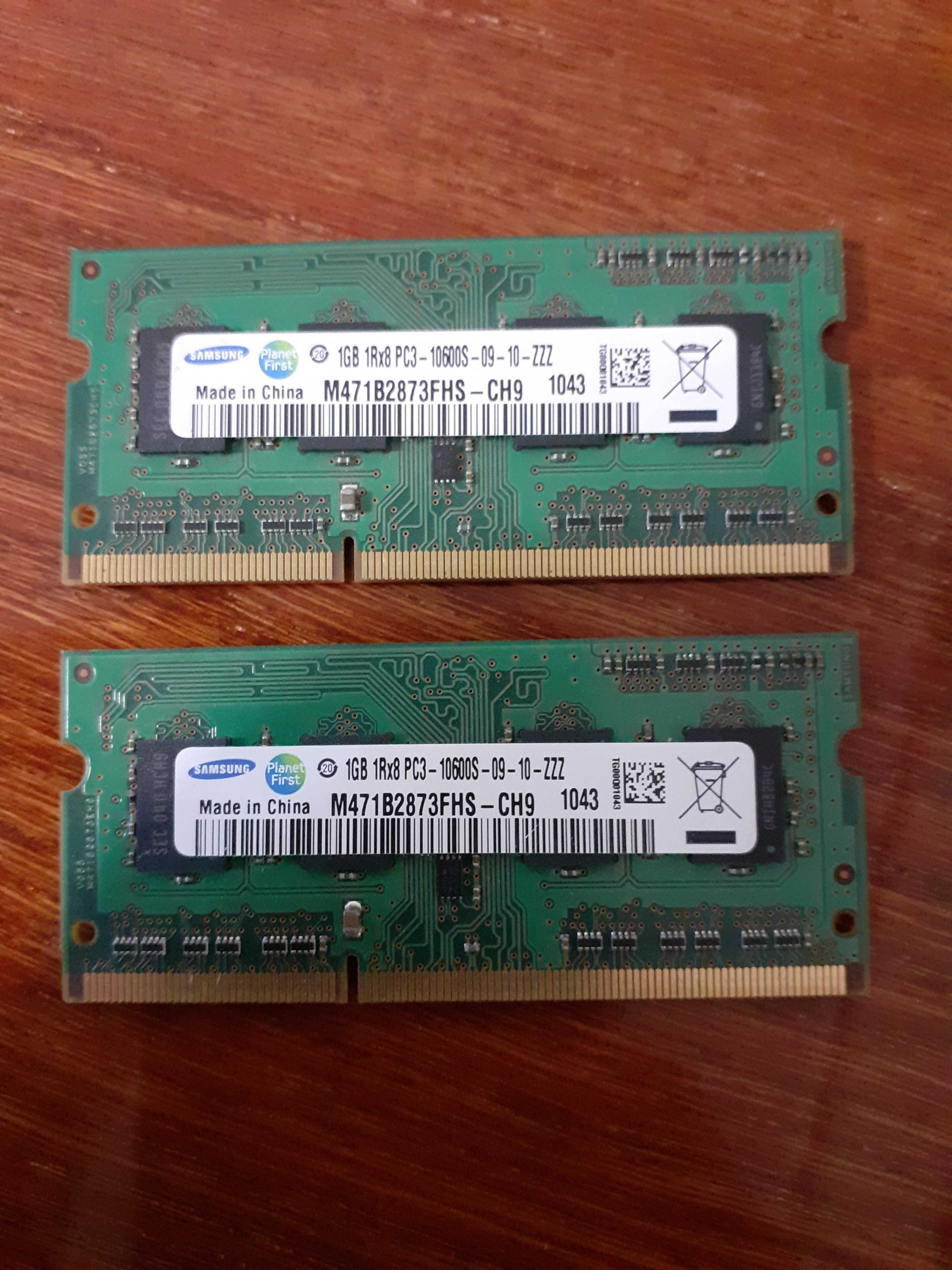 Оперативная память So-dimm DDR2 DDR3 1gb Samsung