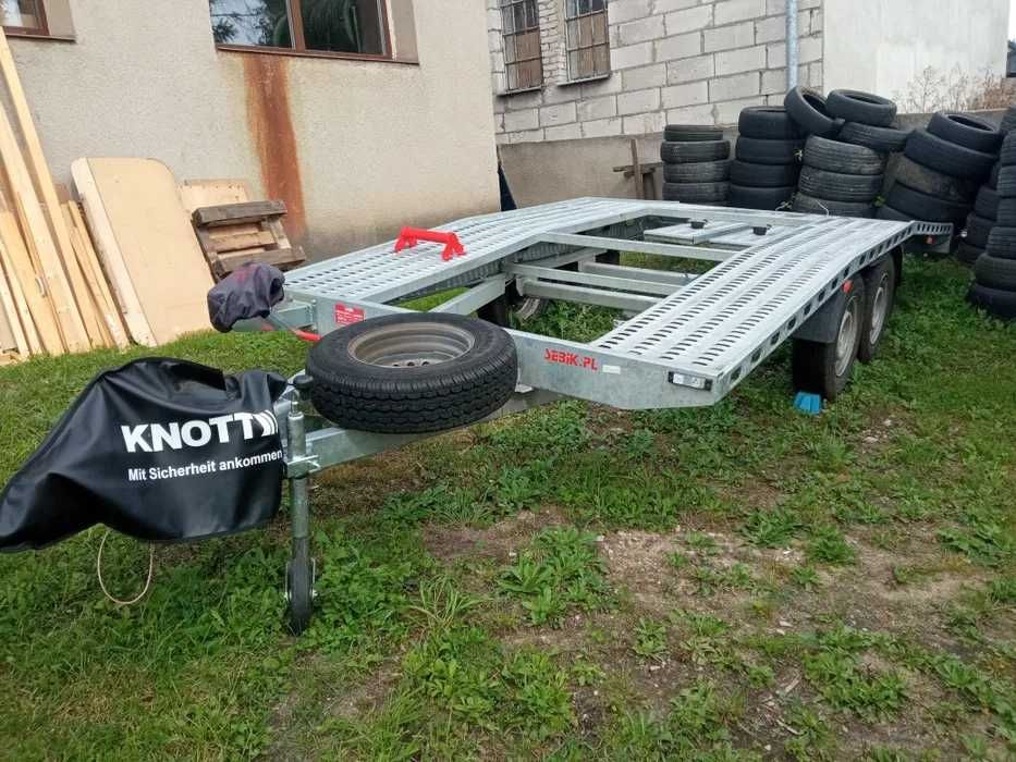 Przyczepa laweta Rydwan 4,5x2,2M. 2700DMC