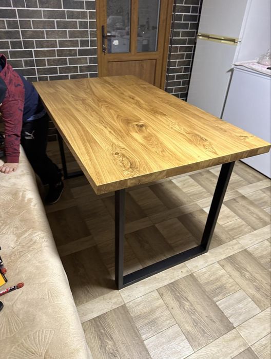 Стіл Журнальний , Столик , Столешня Дубова , Стіл Loft , столешница