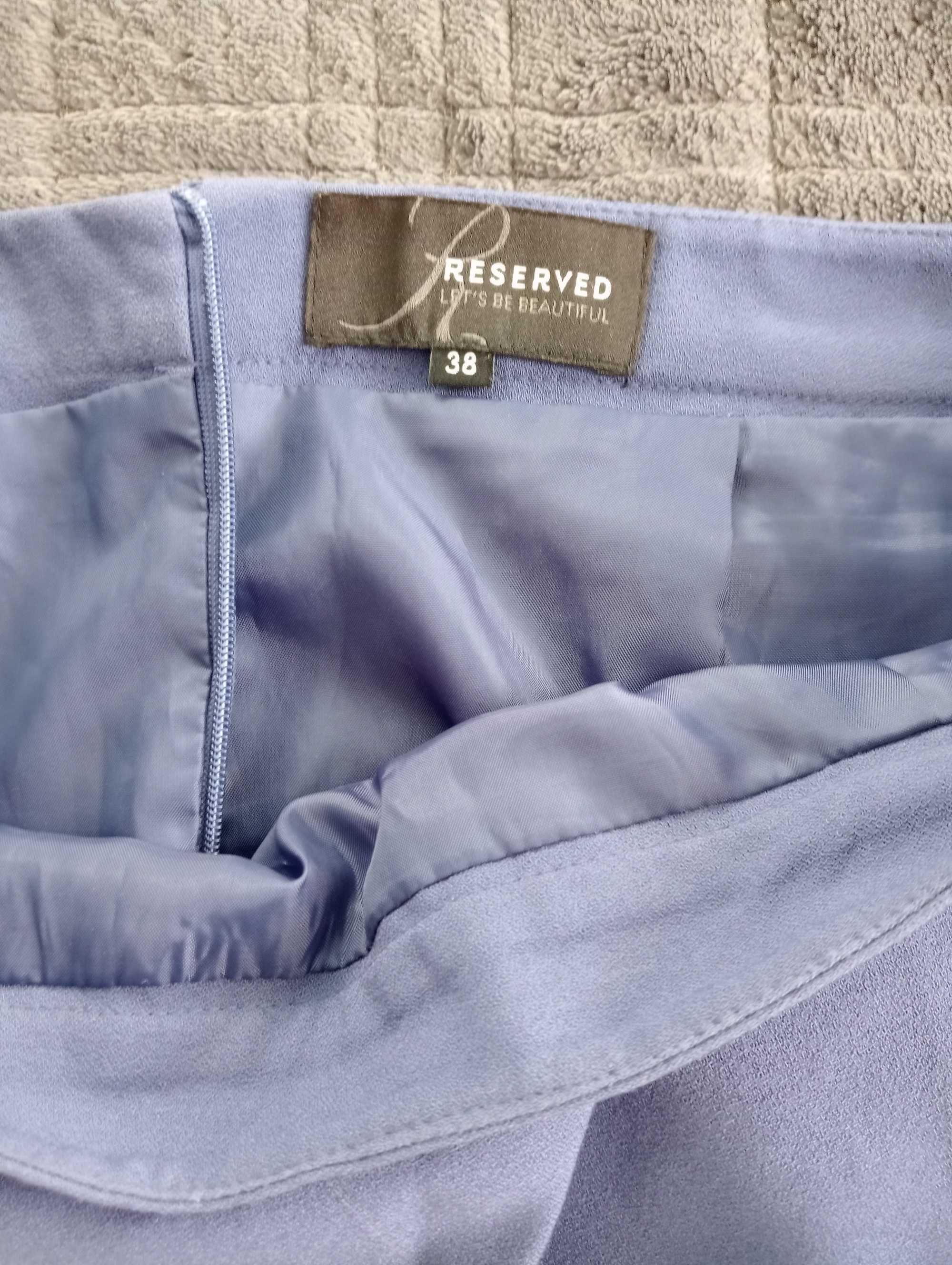 Spódnica liliowa/niebieska r.M firmy Reserved