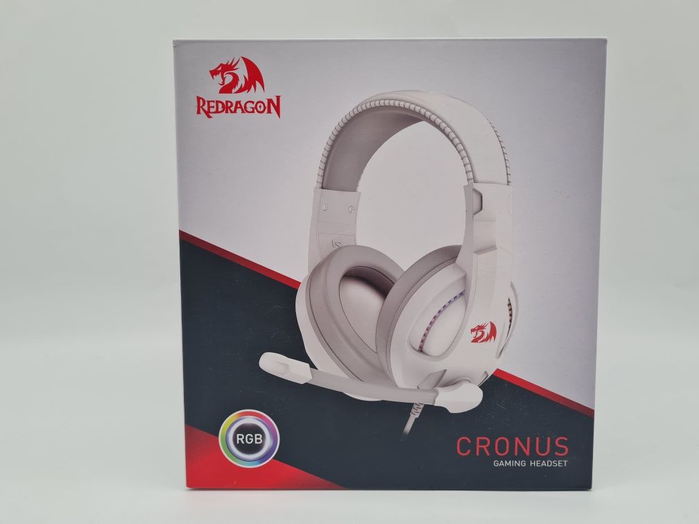 Słuchawki nauszne z mikrofonem Redragon Cronus RGB Gaming