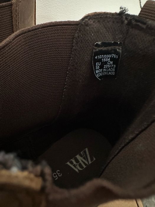 Zara buty wiosenne sztyblety botki kozaczki skorzane 35/ 36 blundstone
