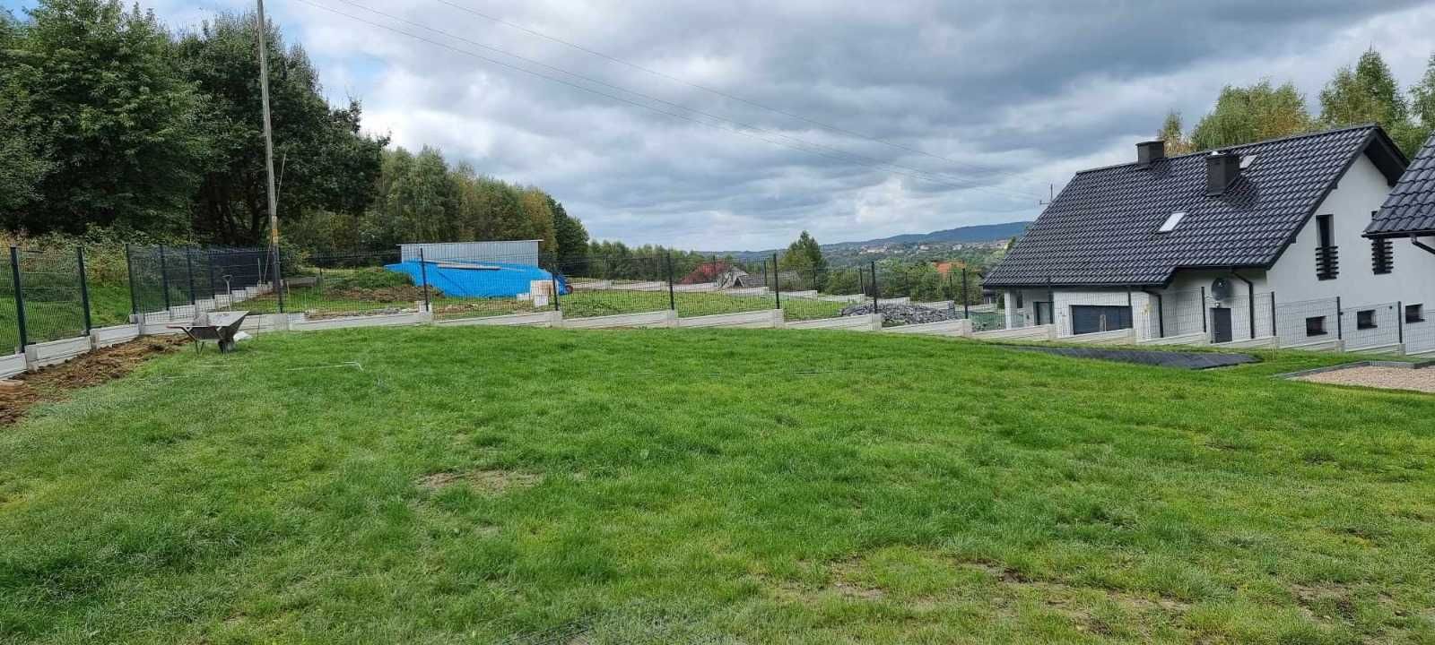 Ogrodzenie Panelowe wys. 123 fi 4mm + podmurówka 20 komplet Okazja