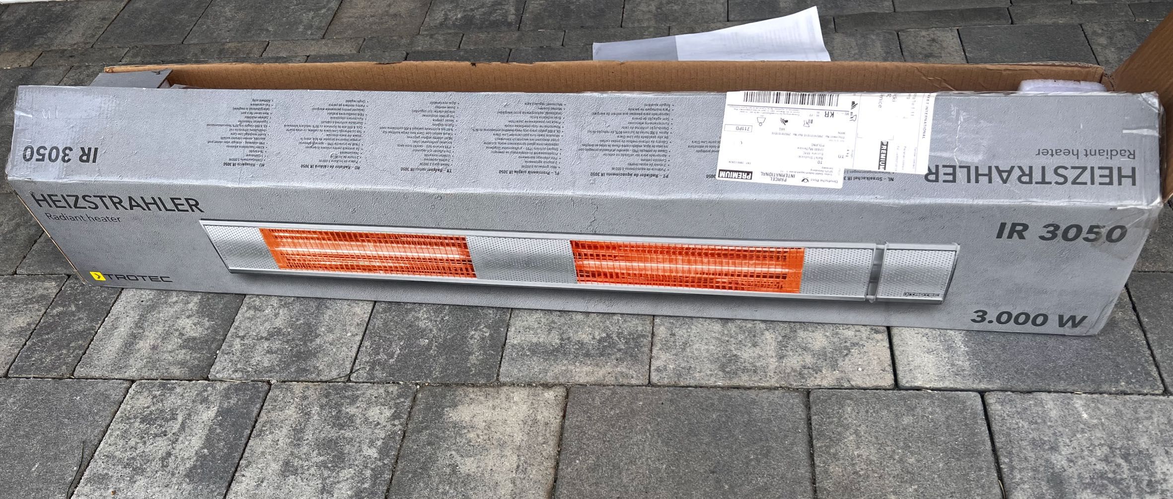 Promiennik ciepła na podczerwień TROTEC IR 3050