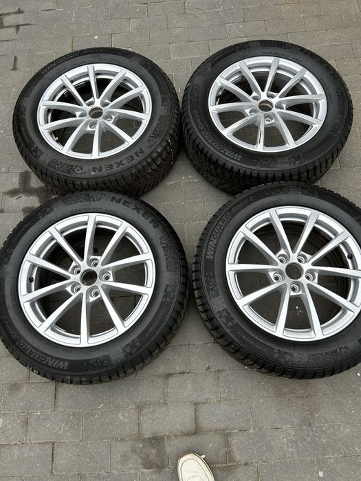 Alufelgi 17 cali Audi 5x112 z oponami zimowymi 23r