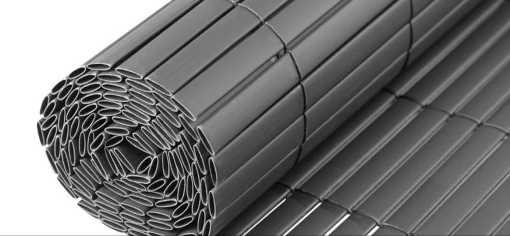 Osłonki tarasowe/ balkonowe 9szt. / antracyt PVC 120x300