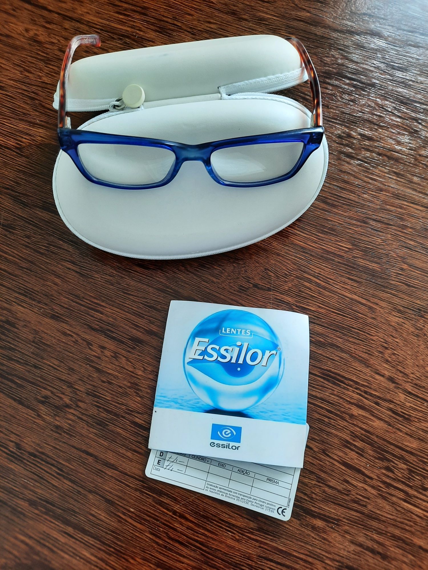 Óculos de leitura lentes ESSILOR