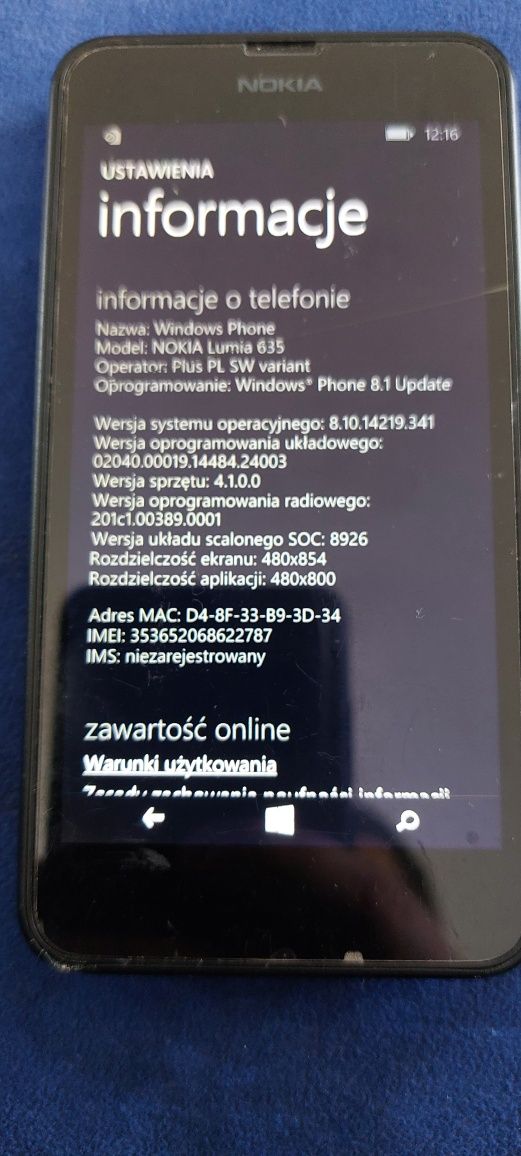 Nokia 635 RM-974