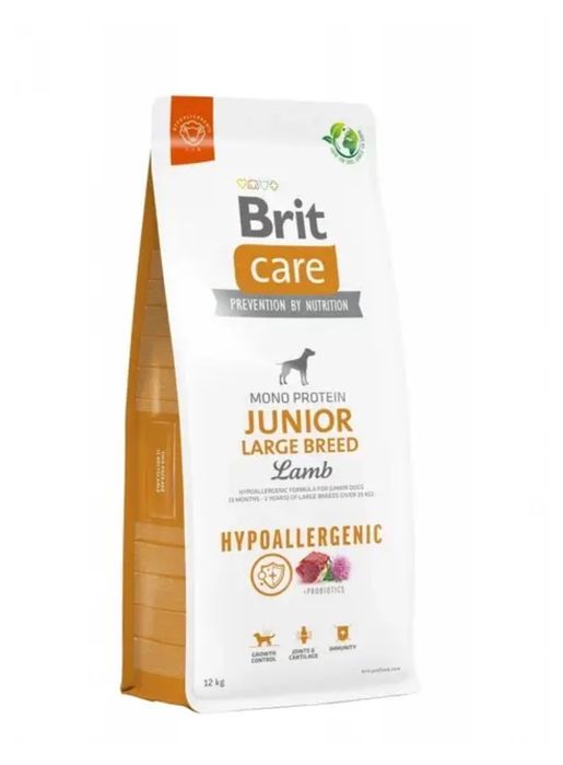 Brit Care Junior Large Breed Lamb & Rice корм для цуценят великих порі