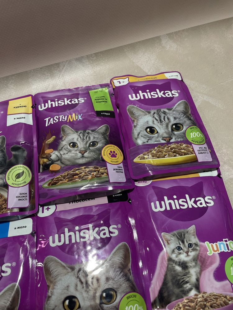 Корма для котов Whiskas Корм для котів Whiskas