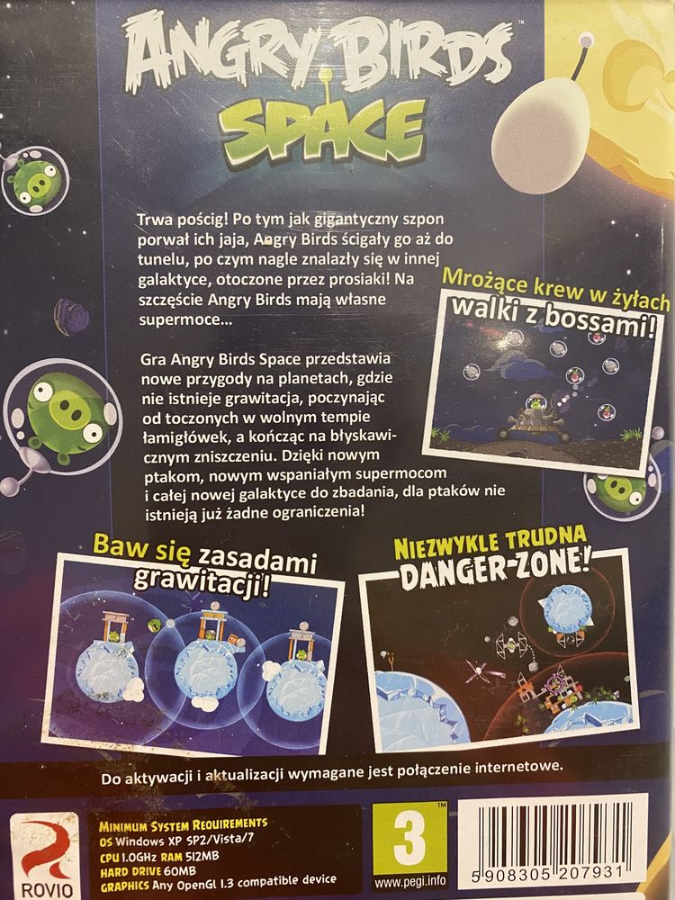Gra CD-ROM Angry Birds Space