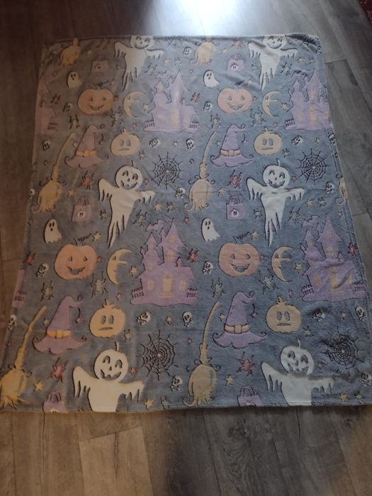 Polarowy kocyk Halloween
