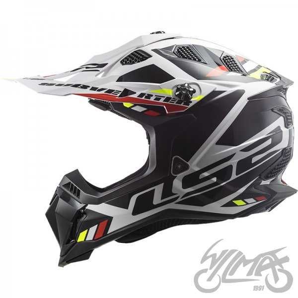 Kask motocyklowy enduro LS2 MX700 SUBVERTER EVO Stromp white XXL