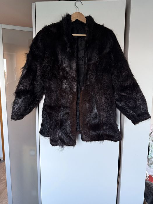 Futro Naturalne z Nutrii rozmiar 42