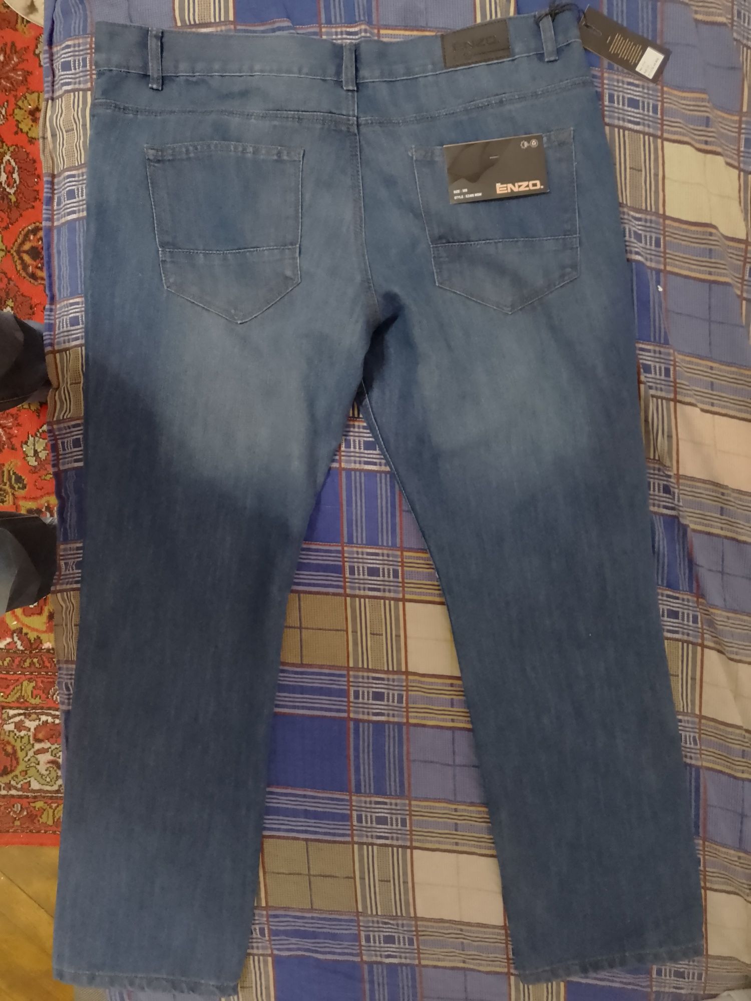 Джинси сині чоловічі ze ENZO розмір (size) 38s
